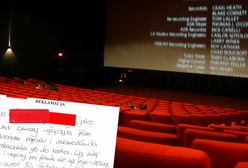 Pracownicy kina przerwali seans, żeby móc wcześniej posprzątać salę? Widz chce zwrotu pieniędzy