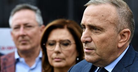 Wybory parlamentarne 2019. Konwencja Koalicji Obywatelskiej w Warszawie. Jest Lech Wałęsa