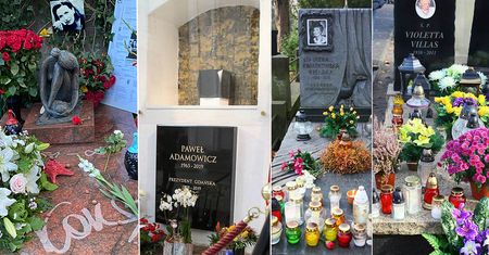 Groby gwiazd — Jedne skromne, inne oblegane przez fanów: Kora, Violetta Villas, Paweł Adamowicz