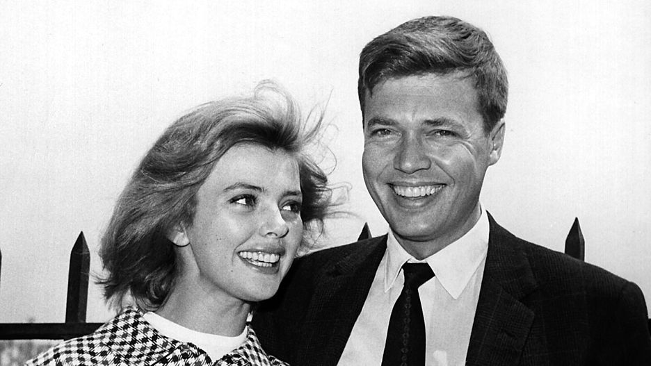 Barbara Kwiatkowska-Lass i Karlheinz Böhm, Nowy Jork, 1963 r.