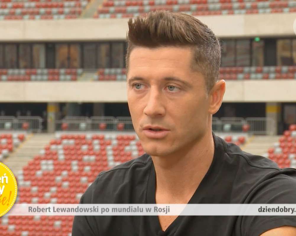 Robert Lewandowski w Dzień Dobry TVN Wakacje, wywiad Filipa Chajzera