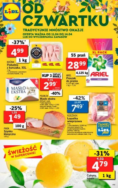 Lidl - gazetka promocyjna (11-14.04) 