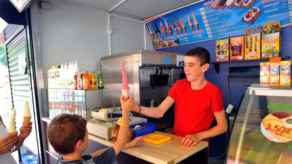 Nadmorska budka z lodami