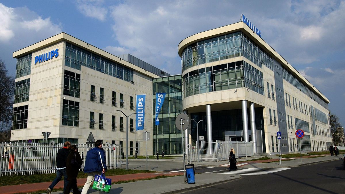 Philips jest obecny w Łodzi od kilkunastu lat. na zdjęciu - pierwsza siedziba firmy w tym mieście