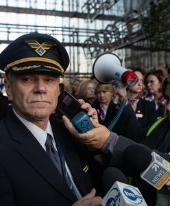 Prezes LOT szykuje wniosek do prokuratury. Opozycja próbuje mediować. Relacja sprzed siedzibą LOT