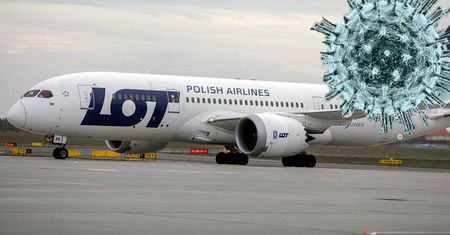 COVID-19 sparaliżował LOT - wydłużony czas odwołania wszystkich lotów krajowych i międzynarodowych