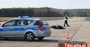 Tragiczny wypadek na lotnisku w Pile