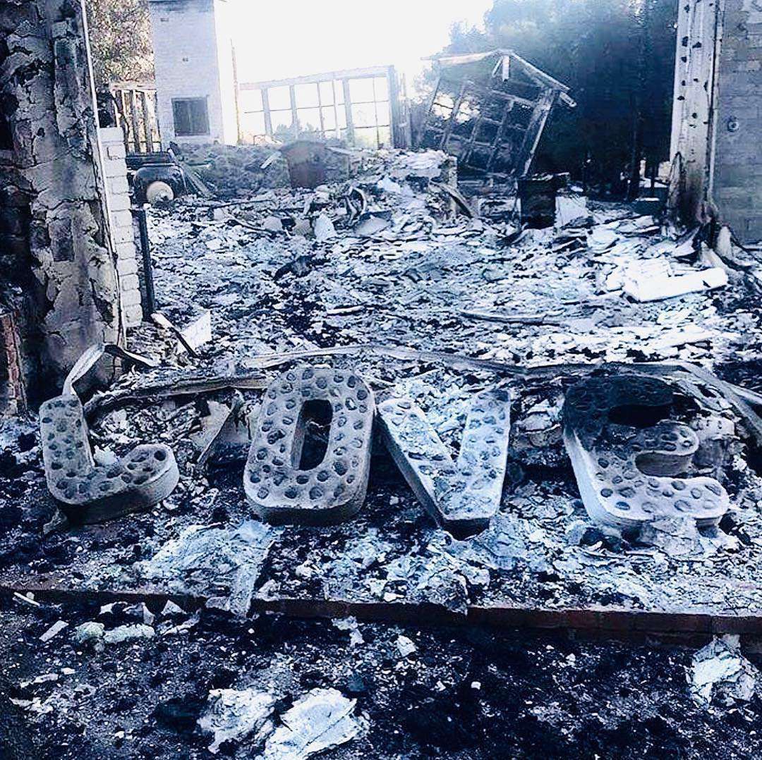 Dom Miley Cyrus w Malibu po pożarze