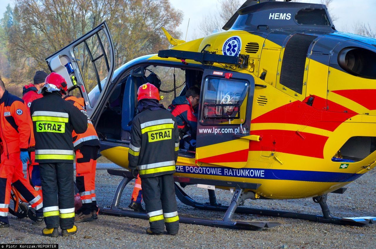 Śląskie. 14-latek spadł z wyciągu krzesełkowego. Trafił do szpitala