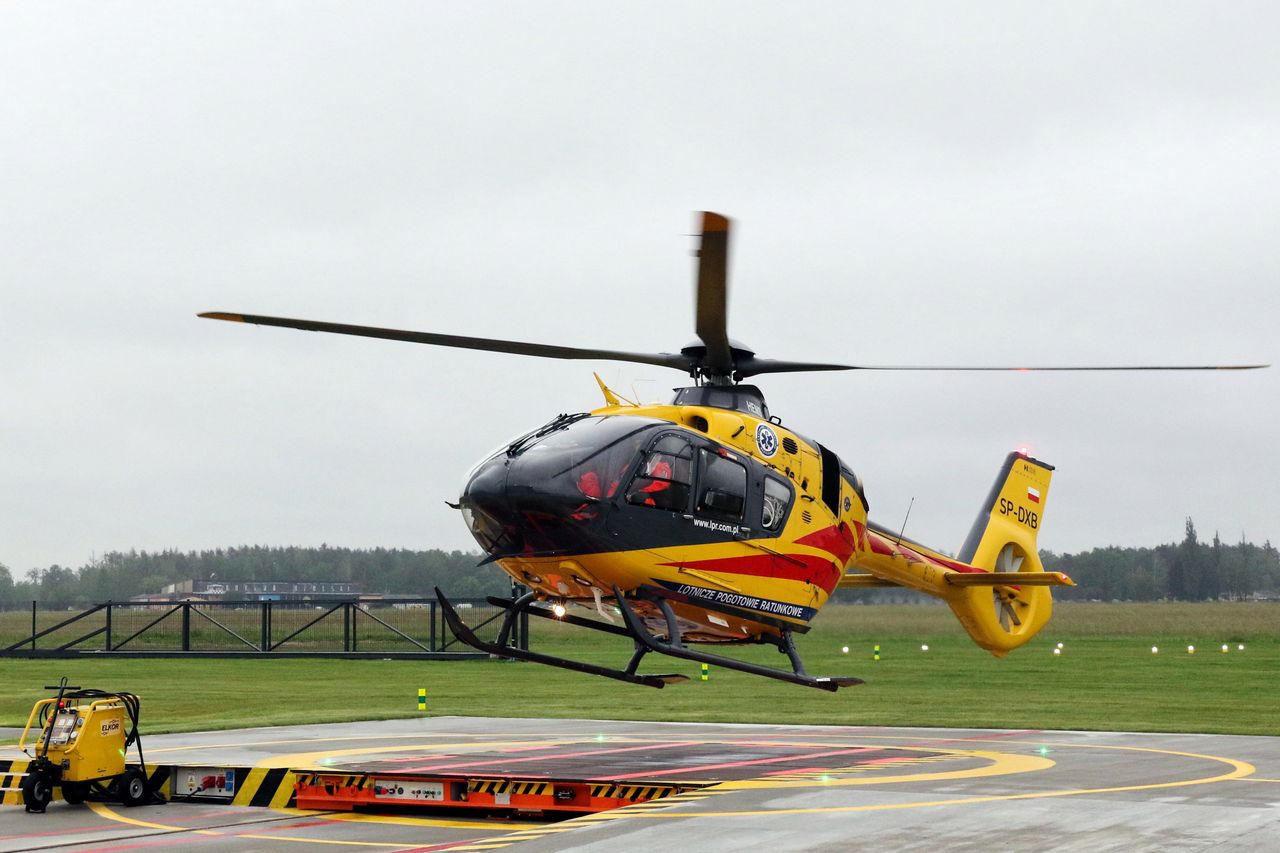 Mazowieckie. Oślepiono załogę LPR. Sprawa będzie wyjaśniana 