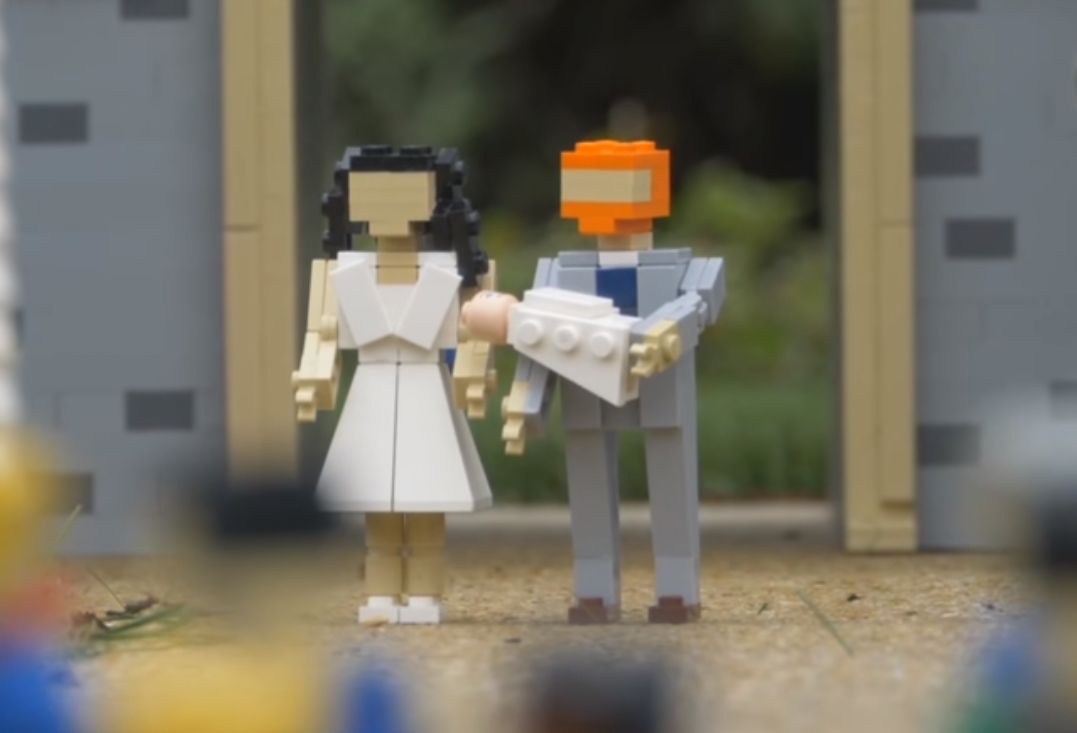 Tak wygląda książęca para w wersji Lego