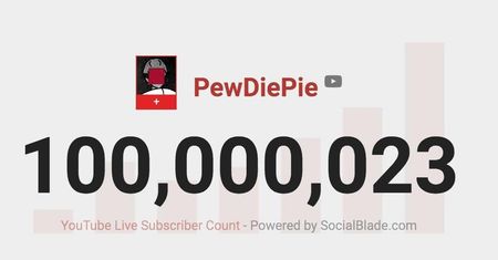 PewDiePie i 100 milionów sybskrypcji