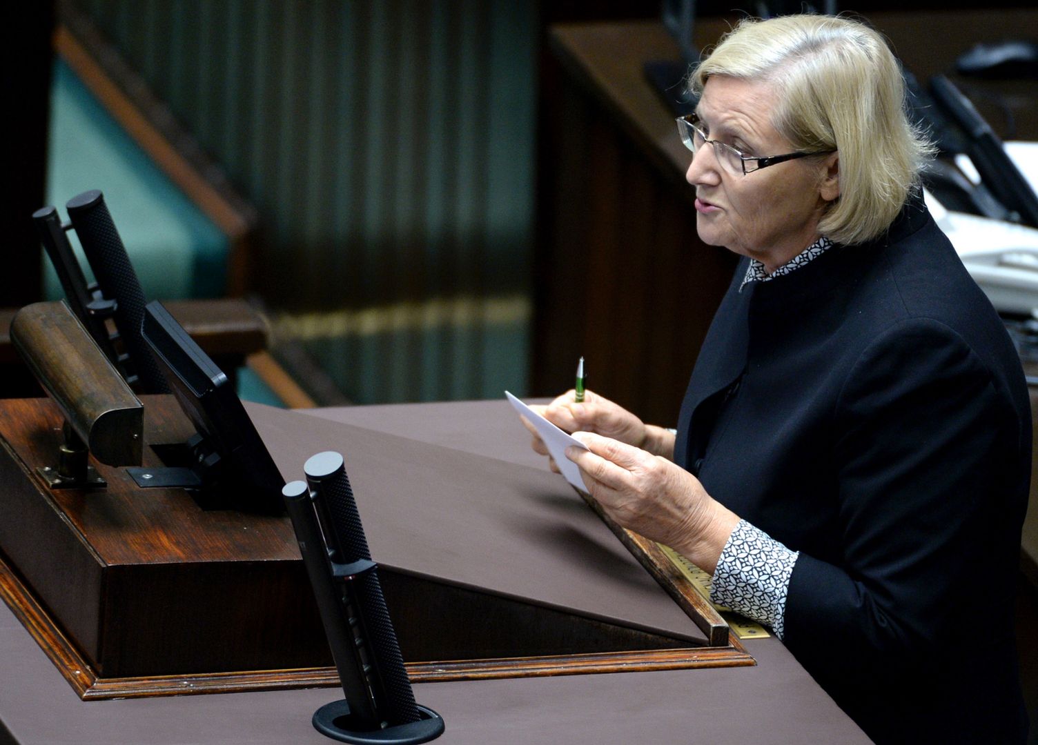 PO chce nagany dla Józefy Hrynkiewicz za "Niech jadą"