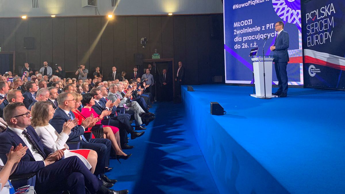 Morawiecki: "Warto iść na wybory, aby było w Polsce normalnie, a normalność jest wtedy, gdy wszyscy Polacy doświadczają wzrostu gospodarczego"