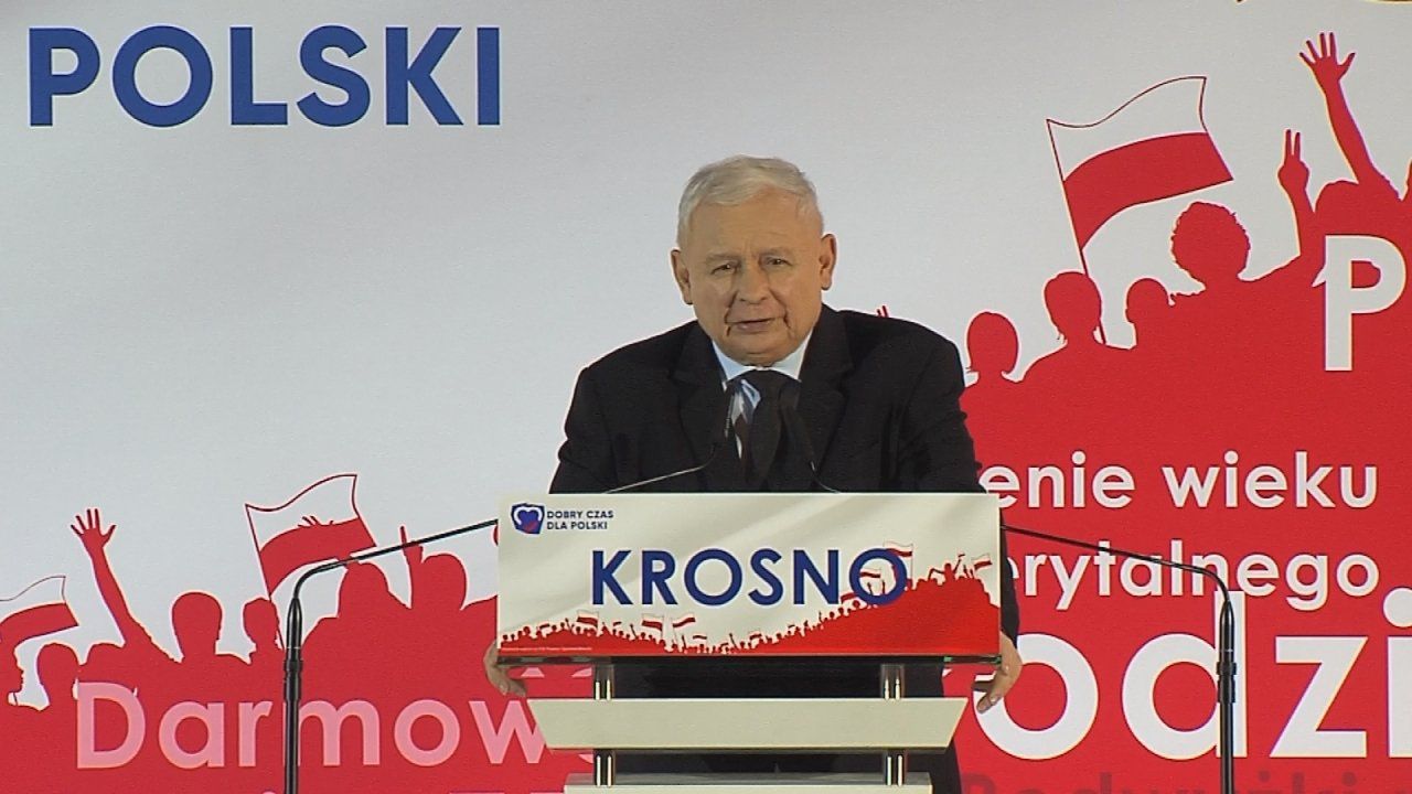 Wybory parlamentarne 2019. Jarosław Kaczyński na konwencji PiS: "Opozycja proponuje nicość. My - program"