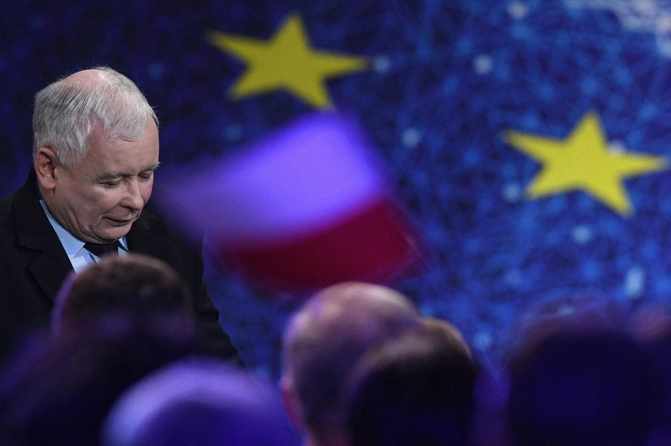 Jarosław Kaczyński na konwencji PiS