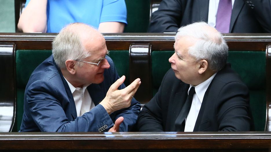 Krzysztof Czabański i Jarosław Kaczyński
