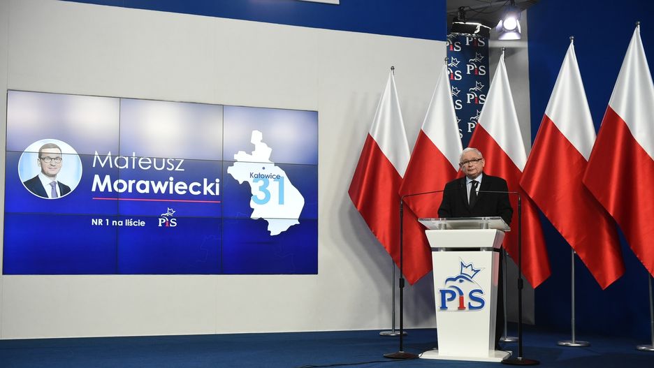 Prezes PiS Jarosław Kaczyński.
