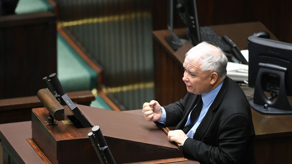 Prezes PiS Jarosław Kaczyński