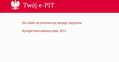 System Twój e-pit padł. Problemy z logowaniem do rządowego serwisu