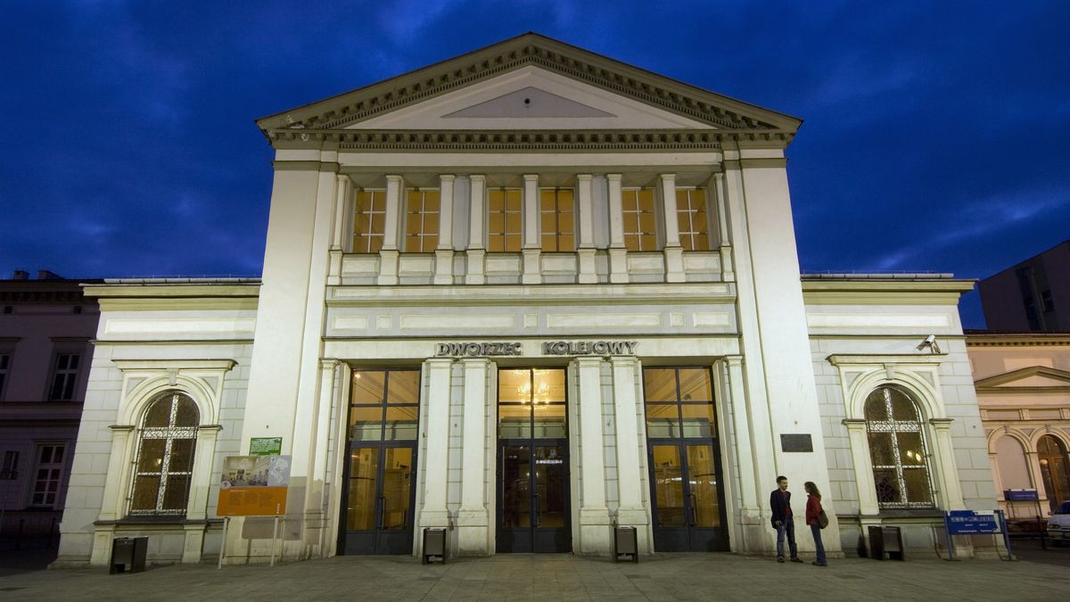 Dworzec główny w Sosnowcu.