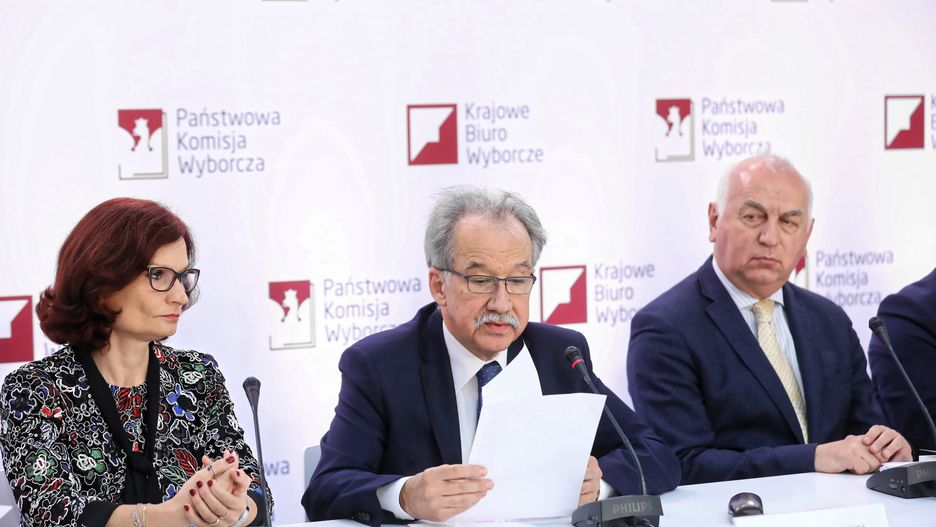 Przewodniczący PKW Wojciech Hermeliński poinformował o frekwencji w II turze wyborów samorządowych