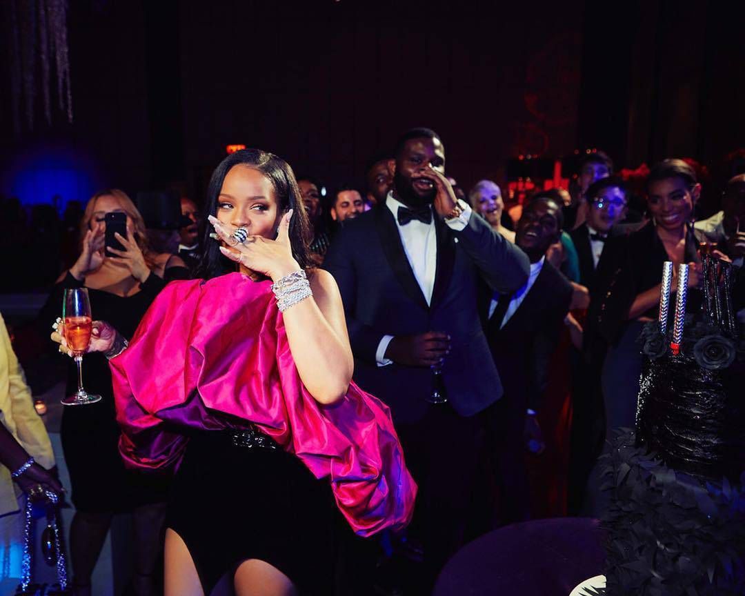 Rihanna na swoich 30. urodzinach