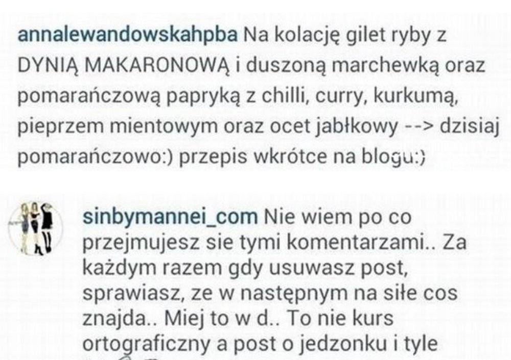 Ryba Anny Lewandowskiej