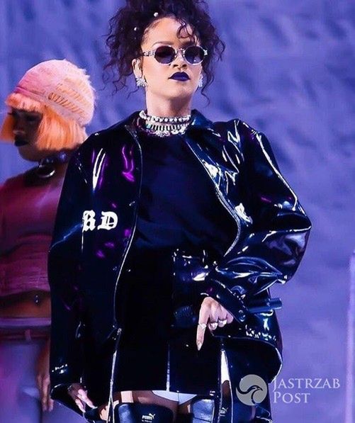 Rihanna w kurtce od polskiej marki MISBHV