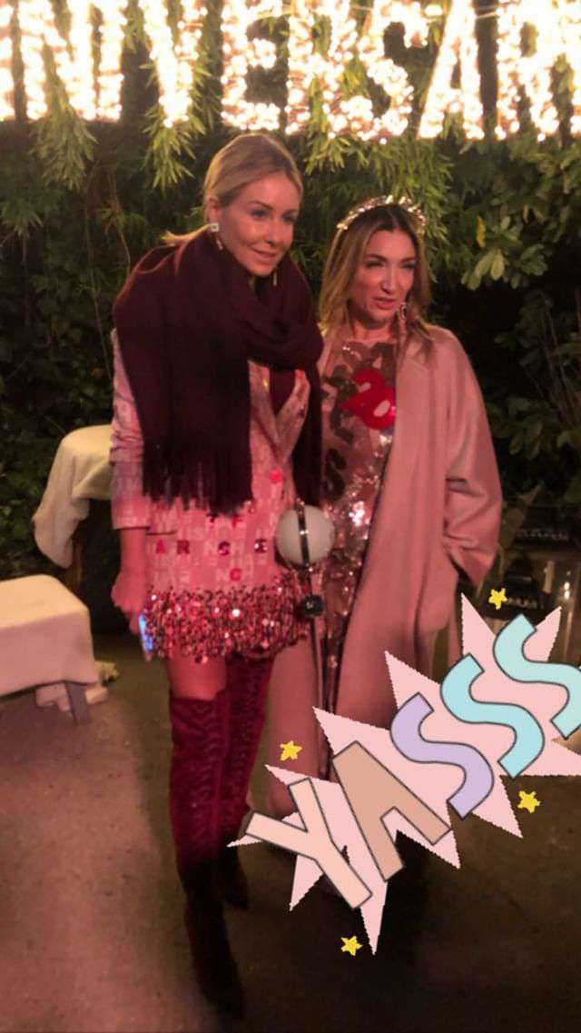 Małgorzata Rozenek z Elisabettą Franchi