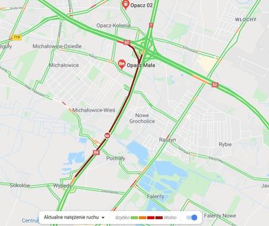 Warszawa. Zderzenie na S8. Kierowca jechał pod prąd