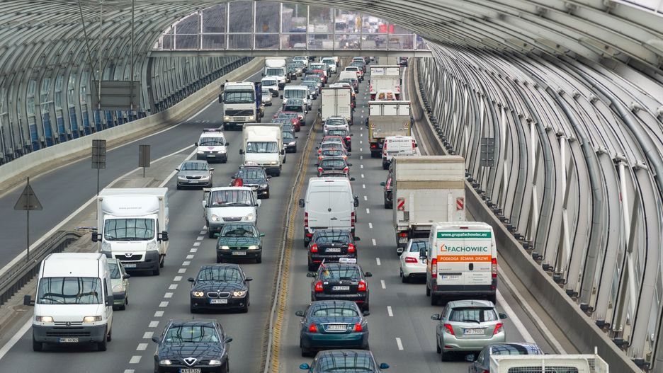 Karambol na trasie toruńskiej