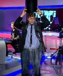 Splash Michała Figurskiego na wizji! Nominował... Kubę Wojewódzkiego!