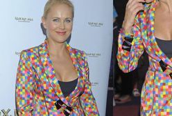 Anna Samusionek w kolorowej marynarce!