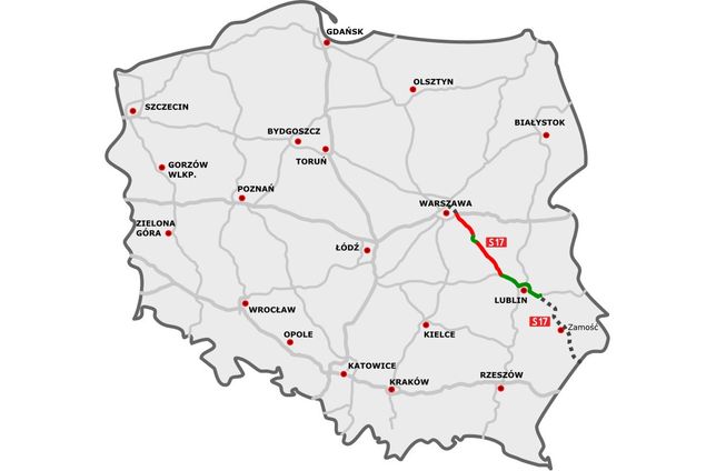Droga ekspresowa S17 będzie bardzo istotnym łącznikiem Warszawy oraz Lublina