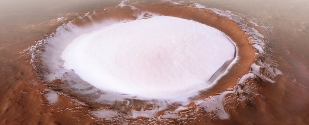 Marsjańska kraina śniegu i lodu