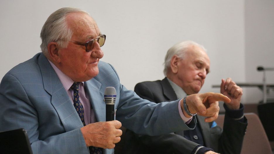 Od lewej: Karol Tendera, Józef Paczyński.