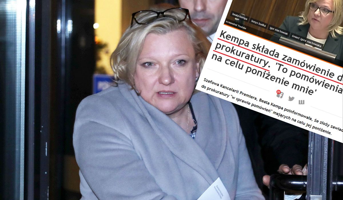 "Beata Kempa złożyła zamówienie do prokuratury". Wpadka Frondy