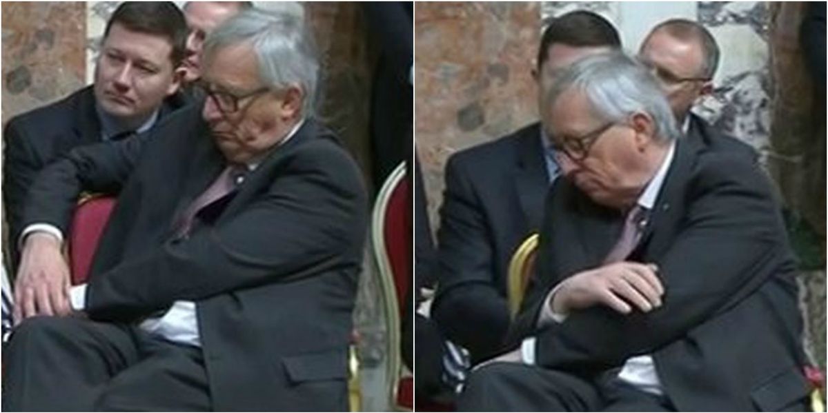 Czy szef Komisji Europejskiej był w "formie" w Watykanie? Dwuznaczne zdjęcia