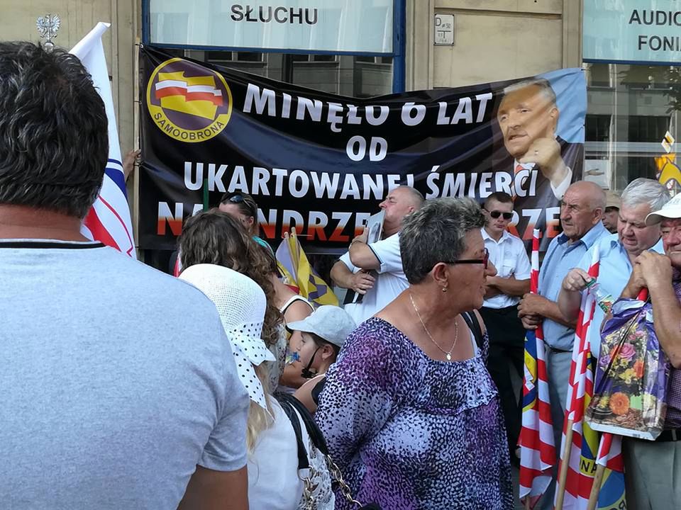 Demonstracja w 6. rocznicę śmierci Leppera. "Nie możemy dopuścić do władzy PO"