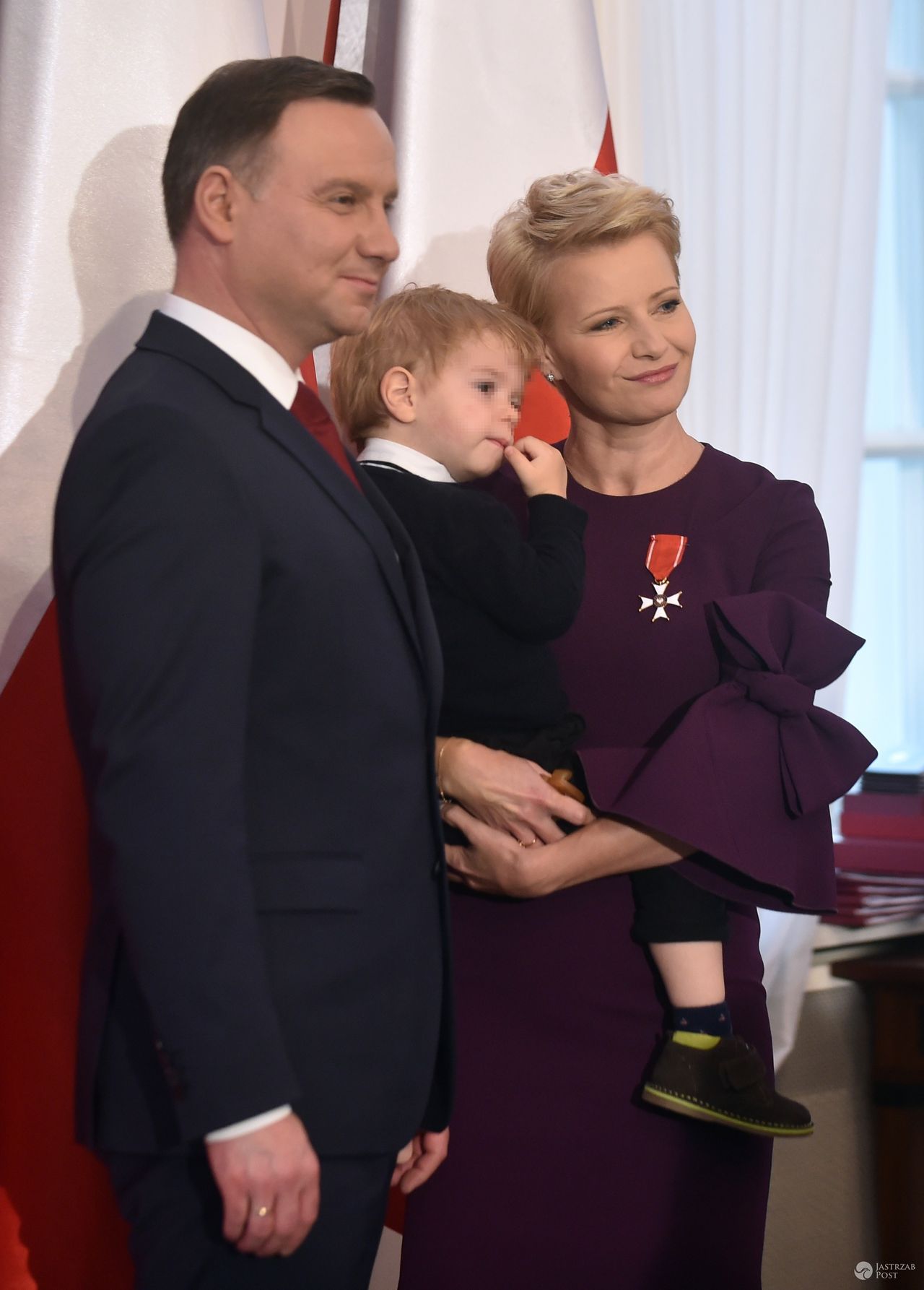 Małgorzata Kożuchowska z synem u Andrzeja Dudy w Święto Niepodległości 2016. Jaki odznaczenie dostała?