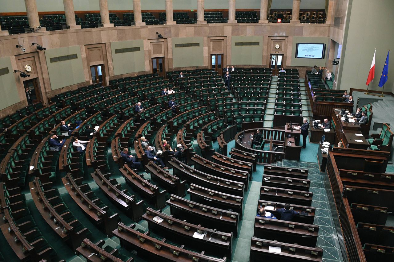 Protest w Sejmie. Rodzice osób niepełnosprawnych chcą rozmawiać