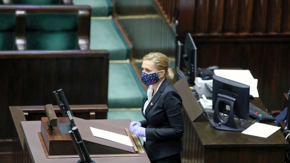 Koronawirus w Polsce. Obrady Sejmu w nadzwyczajnych warunkach