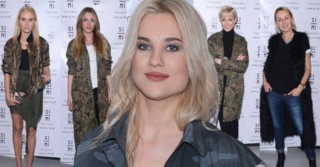 Gwiazdy w butiku SiMi: Karolina Gilon, Joanna Horodyńska, Ilona Felicjańska. Królował grunge i moro!