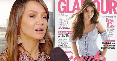 Kinga Rusin brała udział w powstawaniu okładki Igi Lis dla "Glamour"! "Trzeba promować naturalność" [WIDEO]