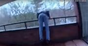 Policjant w ostatniej chwili uratował mężczyznę przed skokiem z 6. piętra