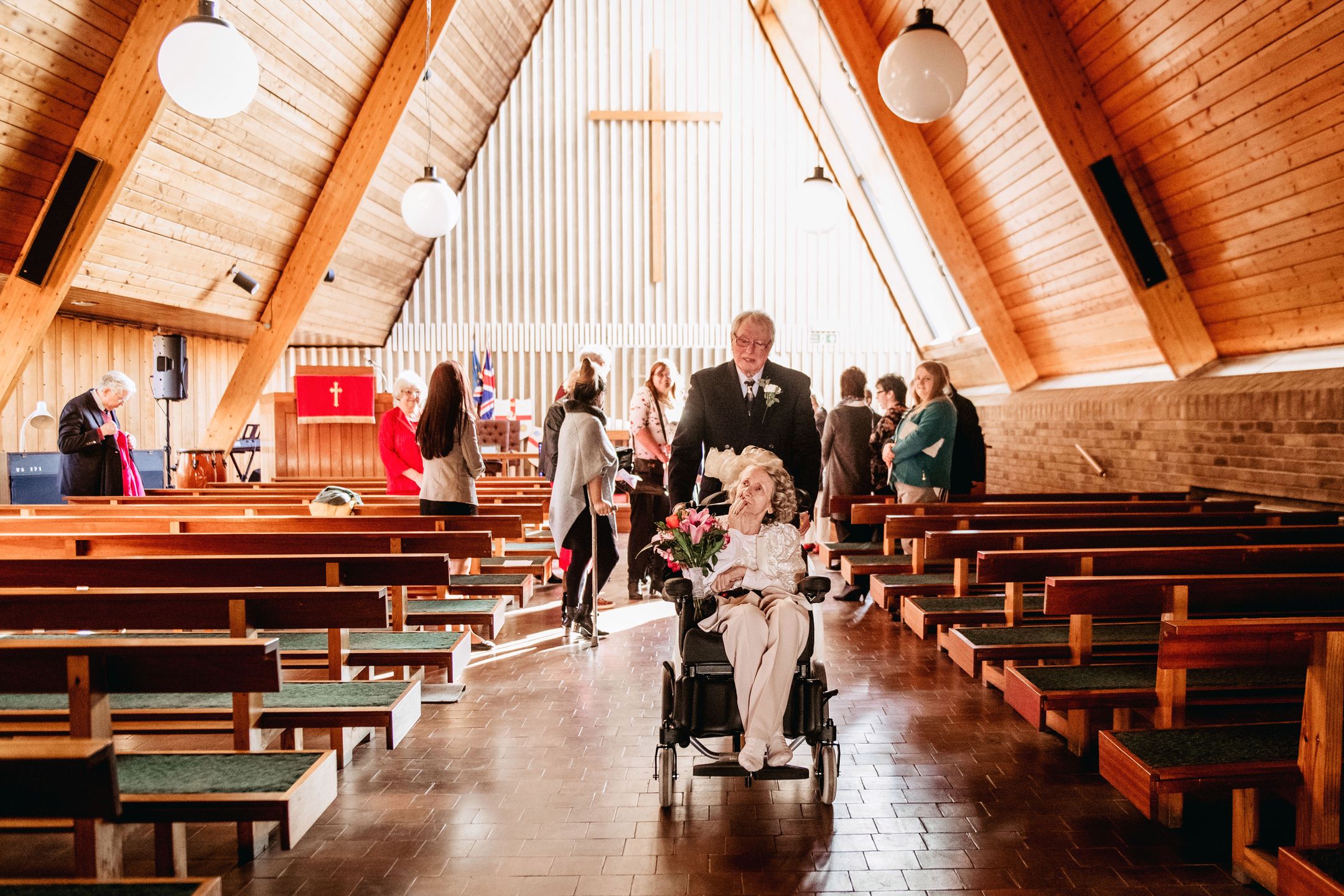 Uroczystość zorganizował dom opieki, w którym przebywają 