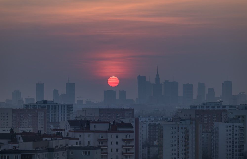 Smog Warszawa - 4 grudnia: umiarkowana jakość powietrza