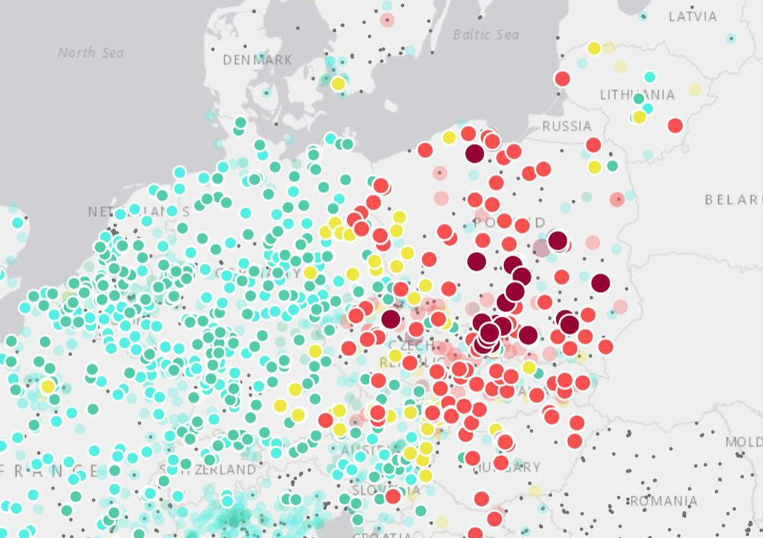 Atak smogu w całej Polsce. W Lublinie norma przekroczona o 1150 proc., zabrakło skali