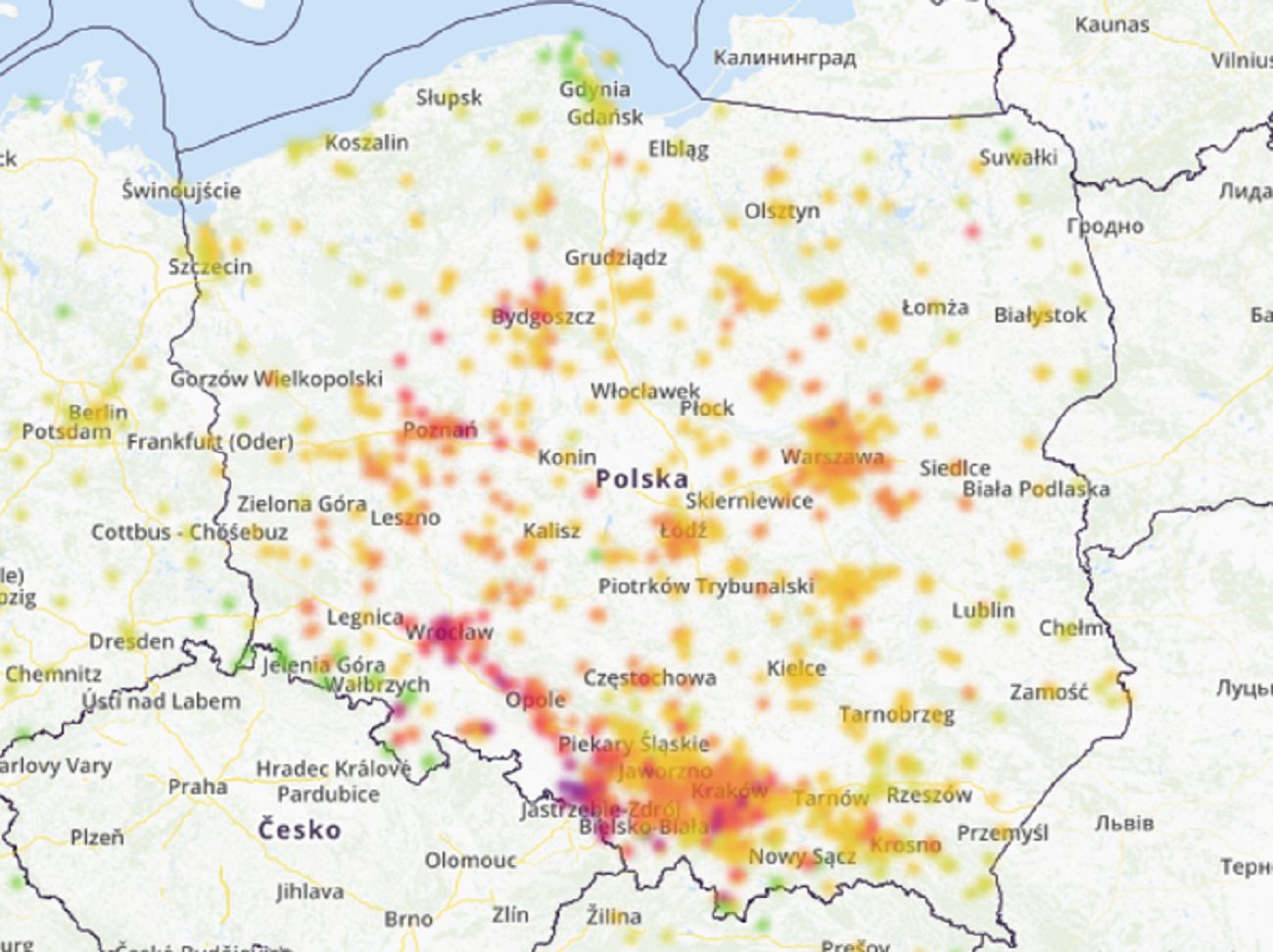 Pogoda na dziś. Fatalna jakość powietrza w wielu rejonach Polski